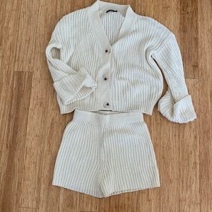 ✨SOLD✨Nasty Gal Sweater Set with Shorts - Size Small